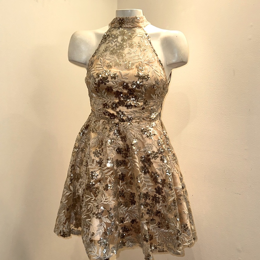 B Darlin Sleeveless Sweetheart Cut Cocktail Dress